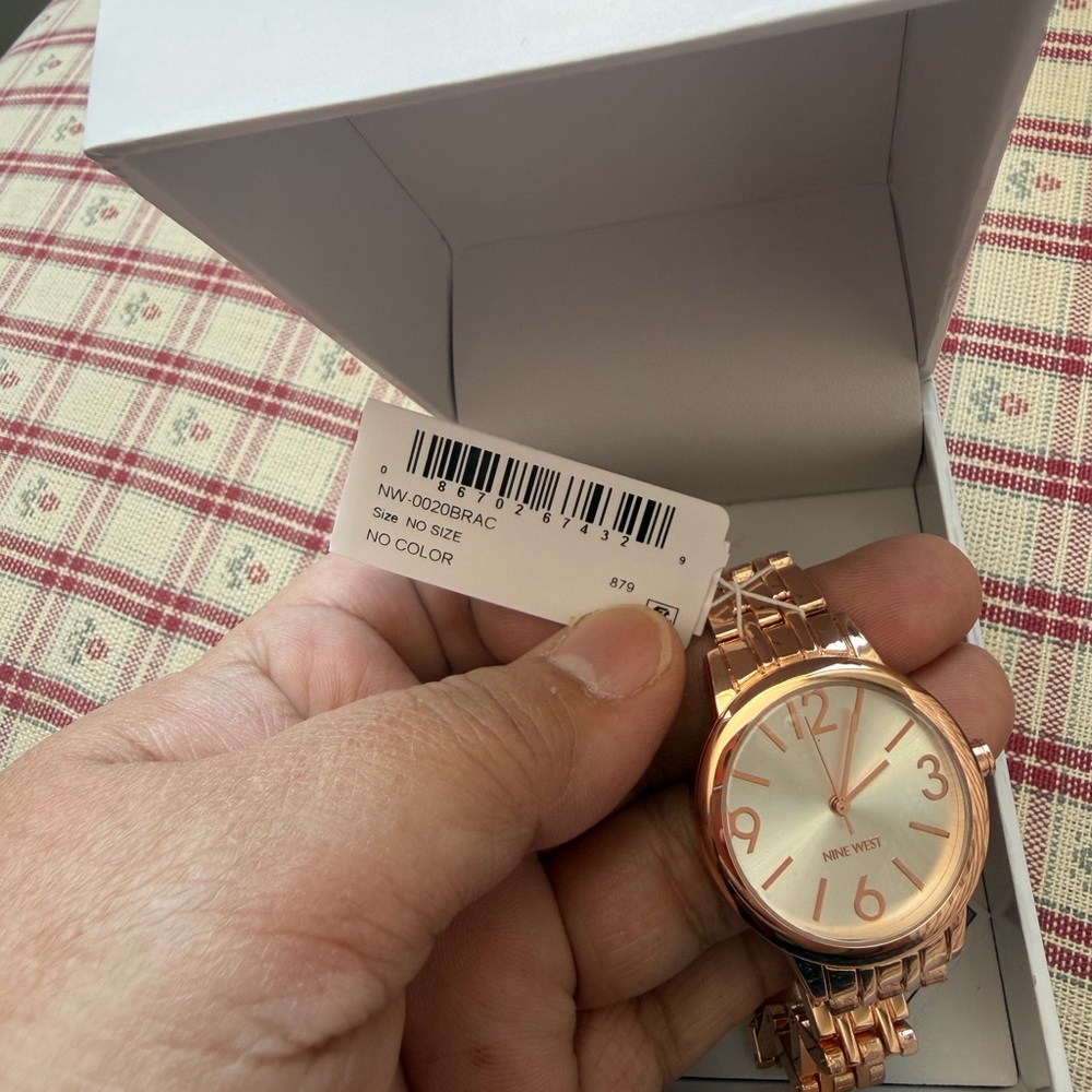 Nine West Women's Watch in Rose Gold and White - Picture 2 of 5